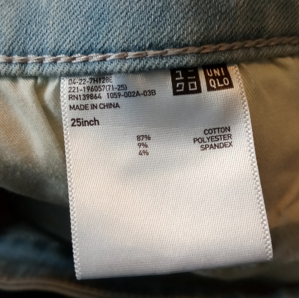 Uniqlo Skinny Jeans Light Wash View 3